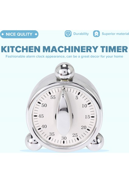 60 Dakikalık Mutfak Mekanik Zamanlayıcısı Yemek Pişirme Hatırlatıcıları Mutfak Ofis Geri Sayım Zamanlayıcısı Için Çalar Saat (Yurt Dışından) modelleri