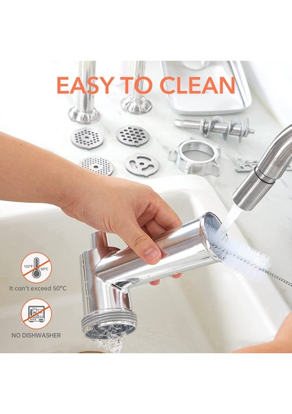 Et Kıyma Bıçakları Ataşmanı Sosis Doldurma Aksesuarları Stand Mikser Için Gıda Için Tüm Metal Et Kıyma Makinesi (Yurt Dışından) modelleri