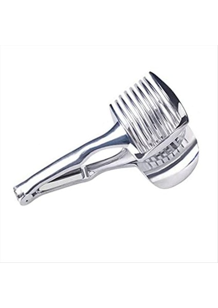 Mutfak Alet Kullanışlı Soğan Tutucu Patates Domates Dilimleme Sebze Meyve Kesici Güvenlik Pişirme Araçları Aksesuarları (Yurt Dışından)