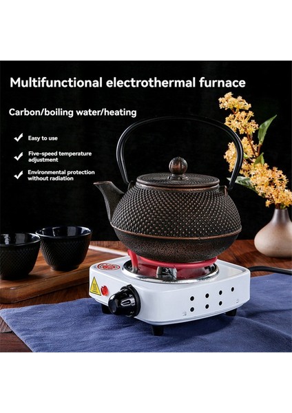 Elektrikli Tezgah Üstü Tek Brülörlü 1000W Taşınabilir Elektrikli Ocak 5 Kademeli Taşınabilir Pişirme Cihazı Abd Fişi (Yurt Dışından) fiyatları