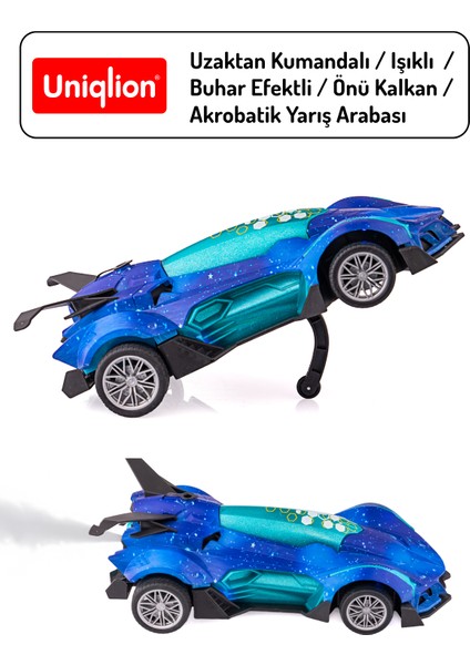 Işıklı ve Buharlı Ön Kaldıran Uzaktan Kumandalı Araba