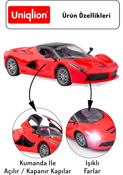 Kapıları Açılan Işıklı Süper Araba