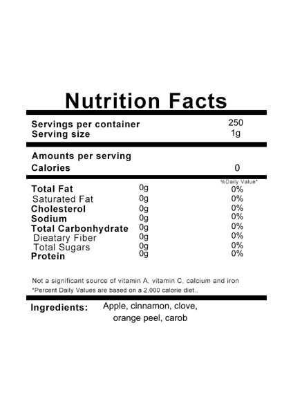 Elma Çayı (250 G)-Kurutulmuş Elma, Tarçın, Karanfil, Genel Cilt Sağlığını, Sindirim Sağlığını Destekler