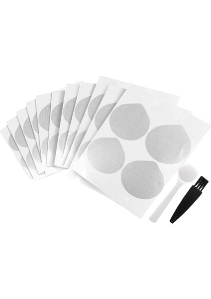 100 Adet Alüminyum Folyo Kapaklar Alüminyum Kapaklar Mühürler Folyo Kapaklar Originalline Kapsüller Kahve Kapsülleri Kaşık Fırça ile (Yurt Dışından)