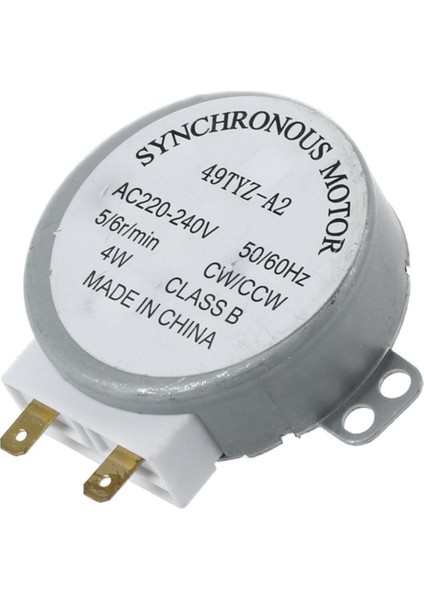 Ac 220-240V 50/60Hz 5/6rpm 4W Minidalga Fırın Için Döner Tabla Senkron Motor (Yurt Dışından)