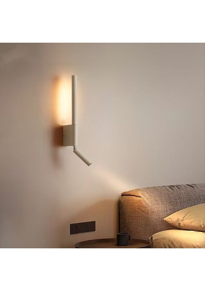 3000K Sıcak Işık LED Duvar Aplikleri Yatak Odası Başucu Duvara Monte Lamba Ayarlanabilir Işık Başlığı Otel Odası Için Master Siyah (Yurt Dışından) modelleri