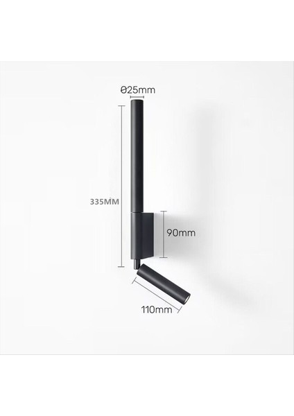 3000K Sıcak Işık LED Duvar Aplikleri Yatak Odası Başucu Duvara Monte Lamba Ayarlanabilir Işık Başlığı Otel Odası Için Master Siyah (Yurt Dışından) fırsatları