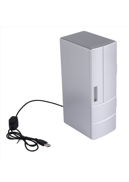 Buzdolabı Mini USB Buzdolabı Dondurucu Kutular Içecek Bira Soğutucu Isıtıcı Seyahat Buzdolabı Buz Kutusu Araba Ofis Kullanımı Taşınabilir (Yurt Dışından)