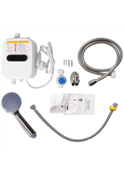 Anında Su Isıtıcı Duş 220 V Banyo Musluk Sıcak Su Isıtıcı 3500 W Dijital Ekran Ab Tak (Yurt Dışından) fiyatları
