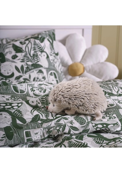 Skogsduva Çocuk Nevresim Takımı Beyaz Yeşil 150 x 200/50 x 60 cm indirimleri