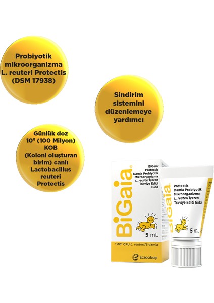 Probiyotik Damla 5 mL - 1 Aylık Kullanım - Sindirim Sistemi&Bağışıklık&Bağırsak Desteği modelleri