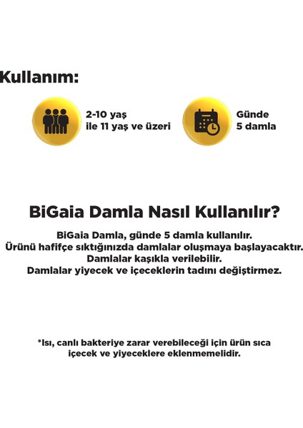 Probiyotik Damla 5 mL - 1 Aylık Kullanım - Sindirim Sistemi&Bağışıklık&Bağırsak Desteği fırsatları