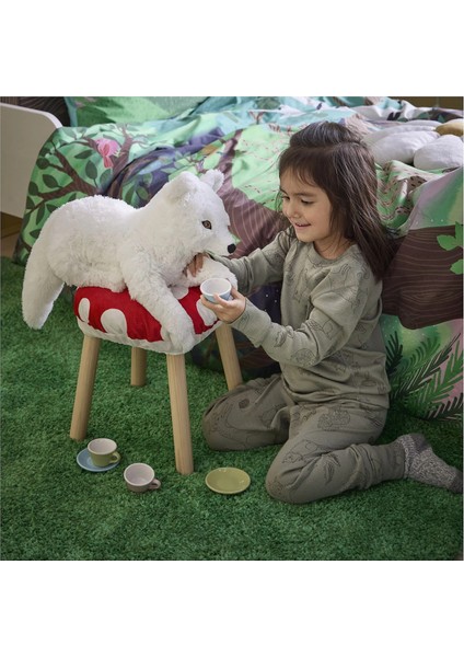 Skogsduva Yumuşak Oyuncak Beyaz 60 cm Kutup Tilkisi indirimleri