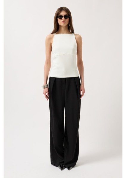 Sırt Kurdele Detay Bluz fiyatları