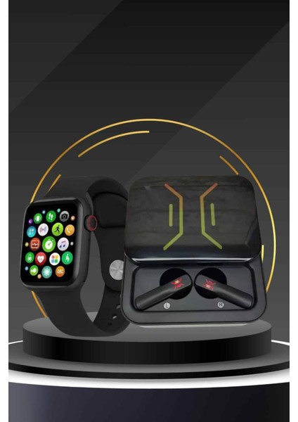 Bluetooth Bağlantılı Kablosuz Kulaklık ve Yeni Nesil Akıllı Saat 5.0 Bluetooth - T707G600-Z21 fırsatları