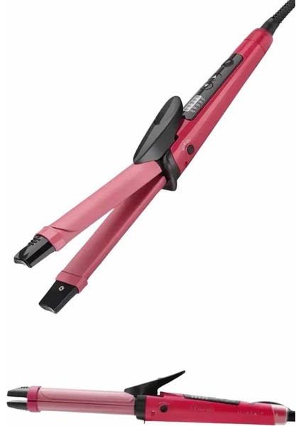 Saç Şekillendirici Düzleştirici ve Maşa Özellikli Şekillendirici Seramik Kapl - M015R707-K73