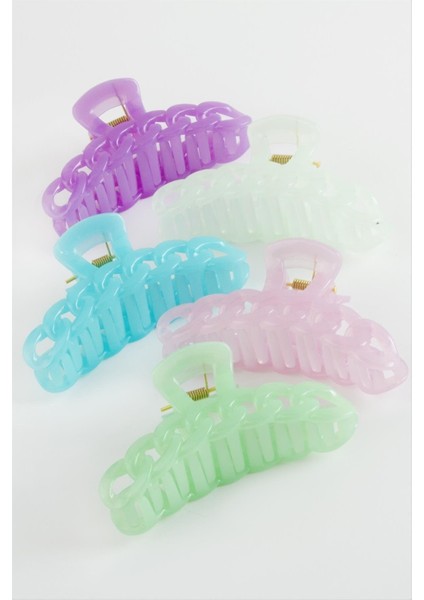 Zincir Desenli Renkli Mandal Toka 10 cm