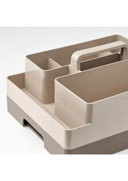 Kuggıs Masaüstü Düzenleyici Seti Gri Bej 26 x 35 x 16 cm