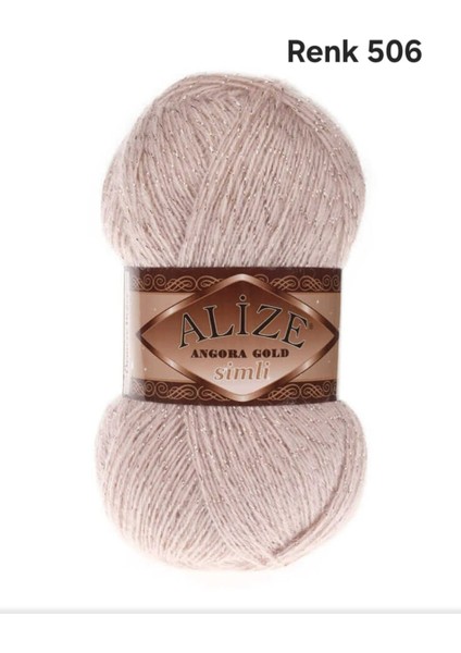 Alize Angora Gold Simli Renk 506