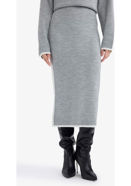 Kalem Midi Triko Etek indirimleri