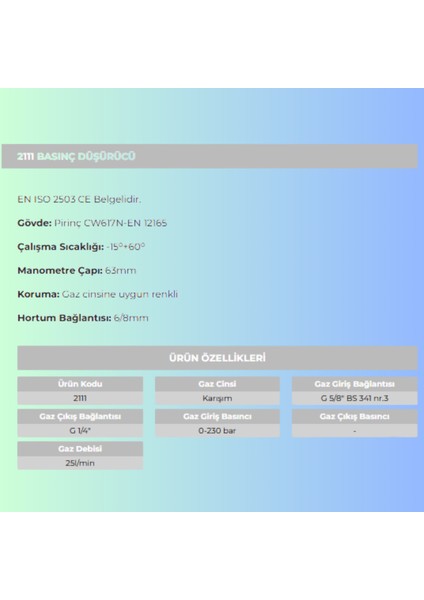 Karışım Regülatörü 2111 fiyatları