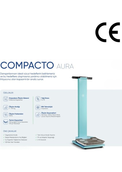 Tartı Compacto Aura Vücut Analiz Cihazi fiyatları