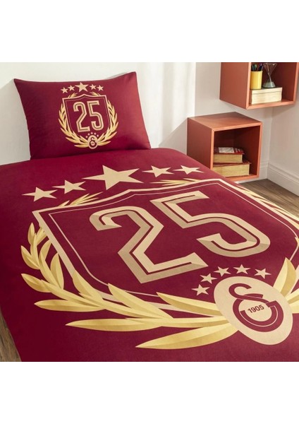 Taç Galatasaray 25. Şampiyonluk Tek Kişilik Lisanslı Nevresim Takımı fiyatları