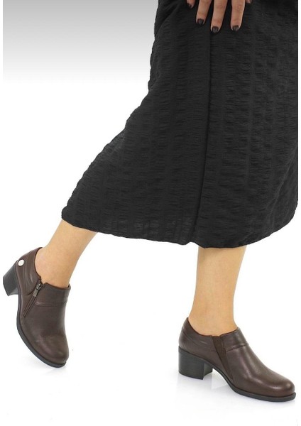 D25KA-3725 Kahve Hakiki Deri Tam Ortopedik Kadın Casual Günlük Ayakkabı fiyatları