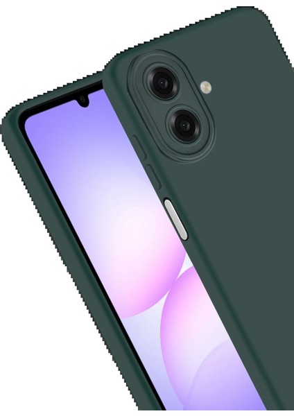 CPT16 Samsung Galaxy A07 First Silikon - Koyu Yeşil modelleri