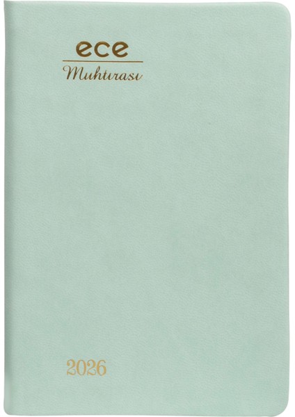 Ece-5d Galata Su Yeşili Çizgili Günlük 8,5X13 2026