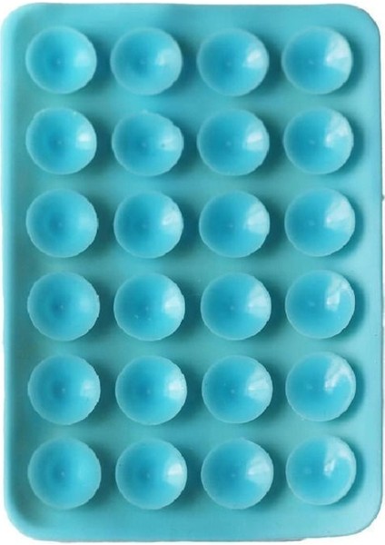 Kuryeler ve Araç Için Vakumlu Telefon Tutucu (1 Adet) Mıknatıslı Mavi Belirtilmemiş Vantuzlu Plastik