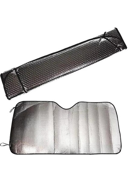 Güneşlik Koruyucu Perde Metalize Oto Araç Araba Güneşliği Ön Cam Güneşliği - M761R826-K77 fırsatları