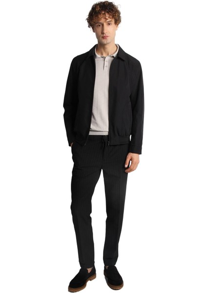 Erkek Siyah Baharlık Mont