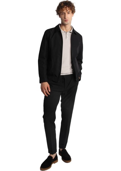 Erkek Siyah Baharlık Mont modelleri