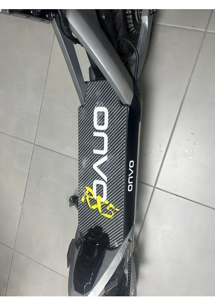 Onvo Rx5 Scooter Plexi Tabanlık Sarı Renkli