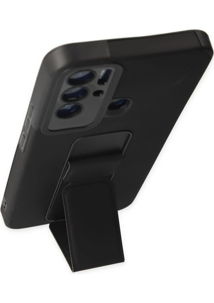 CPT16 Tecno Pova Neo Kılıf Mega Standlı Silikon - Siyah fırsatları