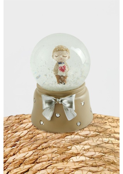 Erkek Çocuk Işıklı Kar Küresi Minik