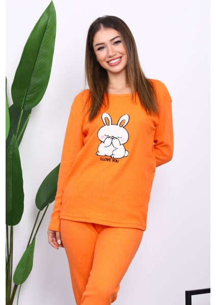 Oranj Kışlık Pamuklu İnterlok Pijama Takımı modelleri