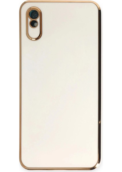 Xiaomi Redmi 9A Kılıf Volet Silikon - Beyaz (K95)