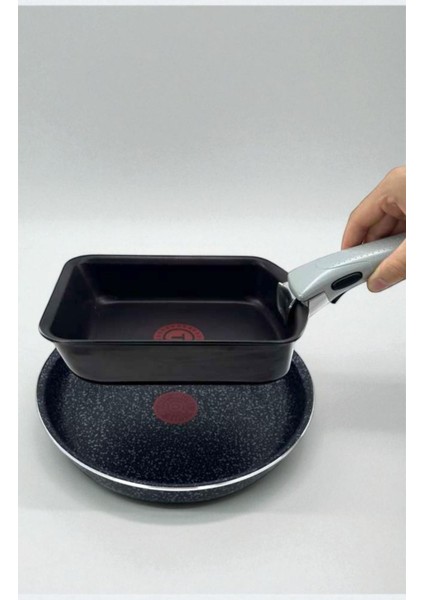 Ingenio 24 cm Tencere + Yumurta Tavası ve Çıkarılabilir Sap