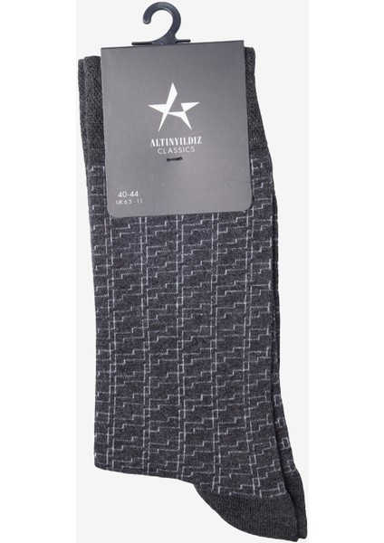 Desenli Yumuşak Dokulu Tekli Çorap