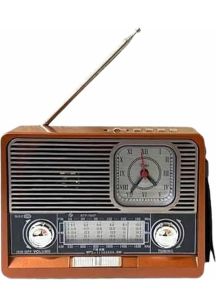 Vintage Nostaljik Radyo Aux USB Sd Kart Girişli Şarjlı Bluetooth Bağlantılı - M856K867-R70856 fiyatları