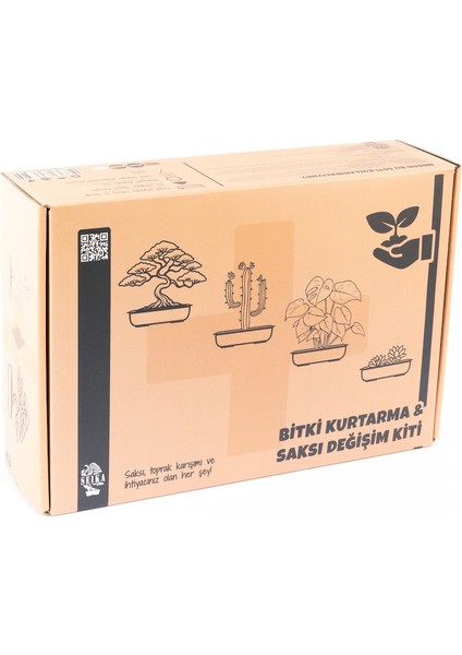 Bonsai Kurtarma ve Saksı Değişimi Kiti No.1 - Kahverengi fırsatları