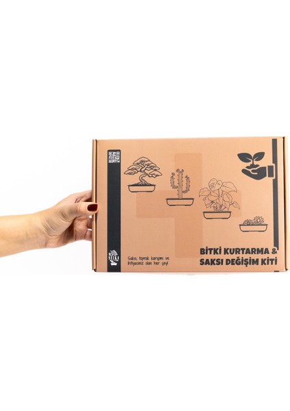 Bonsai Kurtarma ve Saksı Değişimi Kiti No.1 - Kahverengi indirimleri