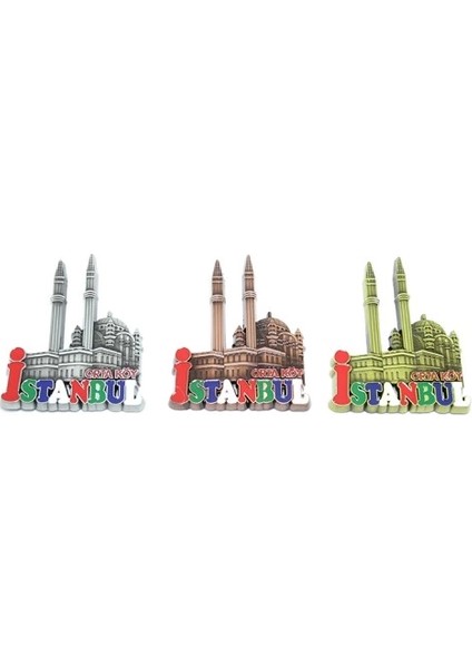 Metal Istanbul Temalı Yöresel Magnet Model 2