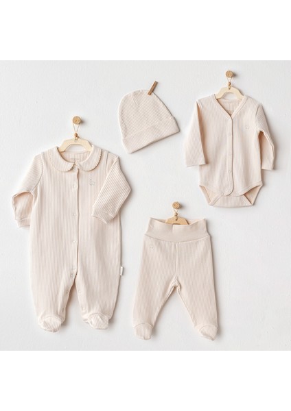 AC25189 Bear Time 4lü Hastane Çıkışı Light Beige