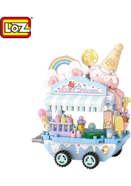 LZ-8854 Loz Dondurma Arabası 300 Parça Block Oyuncak