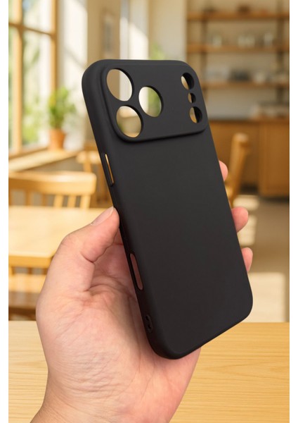 iPhone 17 Pro Max Uyumlu Silikon Darbe Emici Klasik Korumalı Rubber Kılıf modelleri