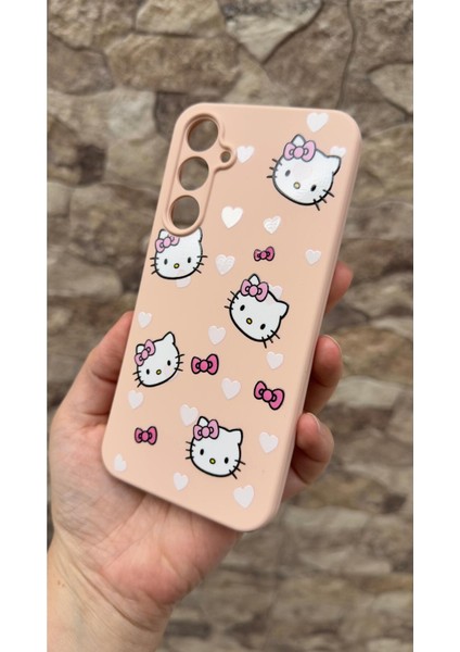 Samsung Galaxy A14 Uyumlu Hello Kity Silikon Darbe Emici Klasik Korumalı Rubber Kılıf fırsatları