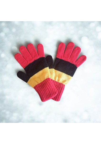 Garson Beden Erkek Çocuk Eldiven Sarı Kırmızı - 8-12 Yaş fiyatları